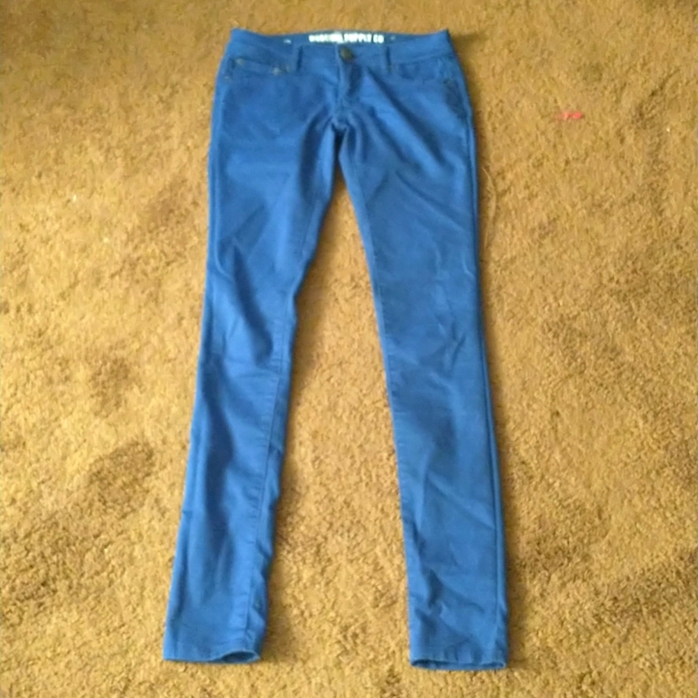 Blue Size 1 - Fit 6 low rise Mossimo Supply Skinny Jeans
